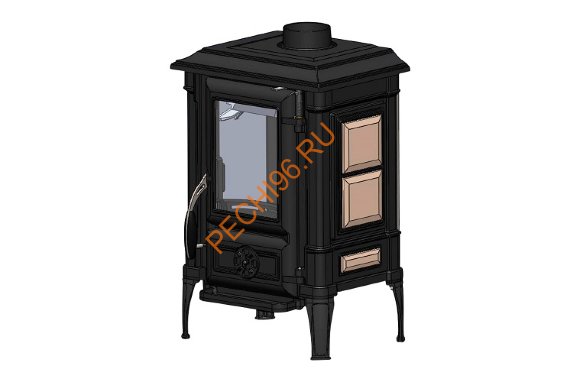 Печь-Камин Guca Arina 1110 эмаль cream Печь-Камин Guca Arina 1110 эмаль cream