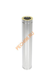 Сэндвич-труба ТиС Промо L=1000 мм, нержавейка AISI 316-0,8 мм/304-0,5 мм, D150/250 мм Сэндвич-труба ТиС Промо L=1000 мм, нержавейка AISI 316-0,8 мм/304-0,5 мм, D150/250 мм