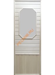 Дверь DoorWood Липа восьмиугольное стекло, 1850х750 мм Дверь DoorWood Липа восьмиугольное стекло, 1850х750 мм