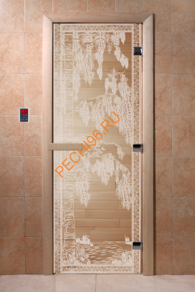 Дверь стеклянная DoorWood «Березка прозрачная», 1700х700 мм Дверь стеклянная DoorWood «Березка прозрачная», 1700х700 мм