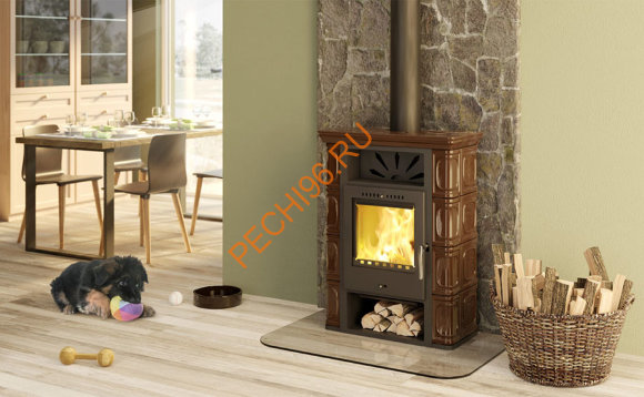 Керамическая печь-камин Thorma BORGHOLM KERAMIK TOP каштановая Керамическая печь-камин Thorma BORGHOLM KERAMIK TOP каштановая