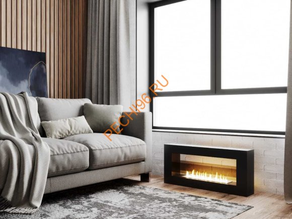 Биокамин Русский огонь Холл 900 настольный чёрный