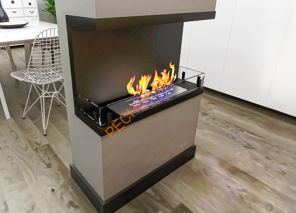 Биокамин ZeFire Estetic Flame CONTOUR 700 торцевой Биокамин ZeFire Estetic Flame CONTOUR 700 торцевой