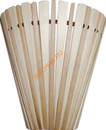 Абажур веерный комбинированный