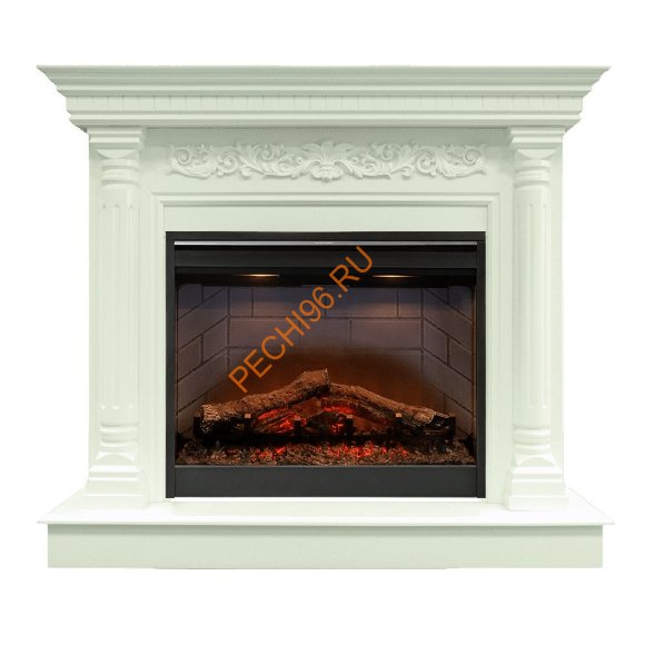 Электрокамин Dimplex Sicilia с очагом Symphony 26 DF2608-INT белый дуб