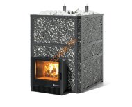 Печь банная ИзиСтим Ялта 80 К Хохлома черная Печь банная ИзиСтим Ялта 80 К Хохлома черная