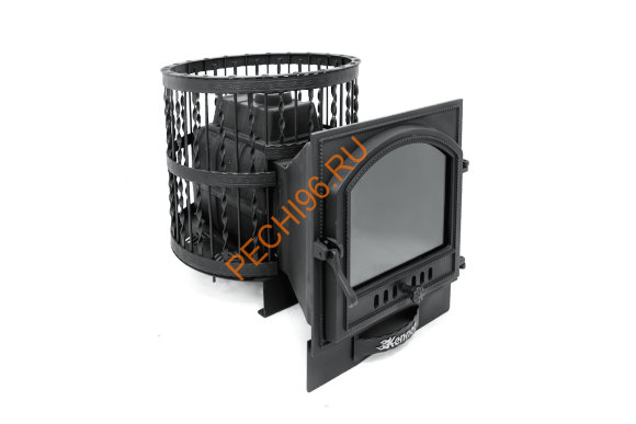 Печь банная Кеннет Бастион 22 Сетка Ковка Панорама 505