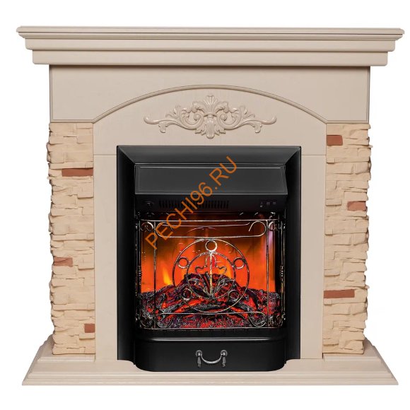Электрокамин RealFlame Neapolis STD/EUG с очагом Majestic Lux BL Электрокамин RealFlame Neapolis STD/EUG с очагом Majestic Lux BL