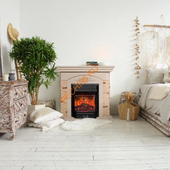 Электрокамин RealFlame Neapolis STD/EUG с очагом Majestic Lux BL Электрокамин RealFlame Neapolis STD/EUG с очагом Majestic Lux BL