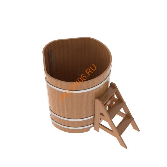 Купель для бани BentWood угловая из дуба Премиум, 1,03х1,03 м