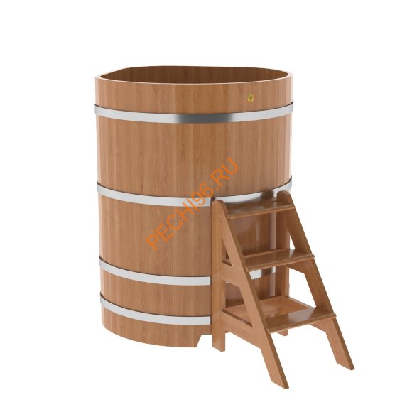 Купель для бани BentWood угловая из дуба Премиум, 1,03х1,03 м