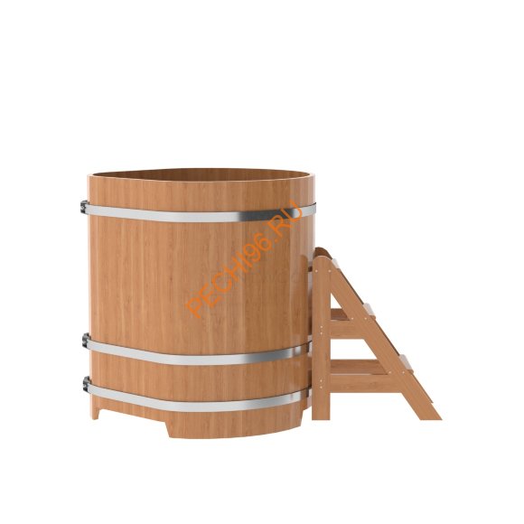 Купель для бани BentWood угловая из дуба Премиум, 1,03х1,03 м