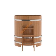 Купель для бани BentWood угловая из дуба Премиум, 1,03х1,03 м Купель для бани BentWood угловая из дуба Премиум, 1,03х1,03 м