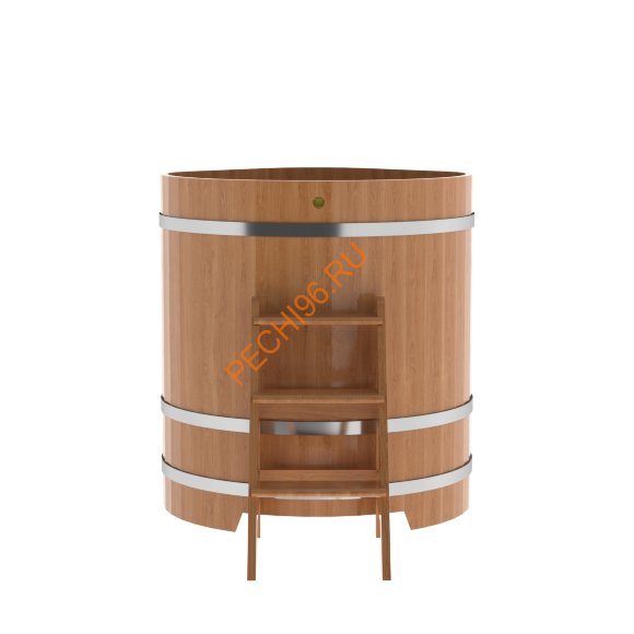Купель для бани BentWood угловая из дуба Премиум, 1,03х1,03 м
