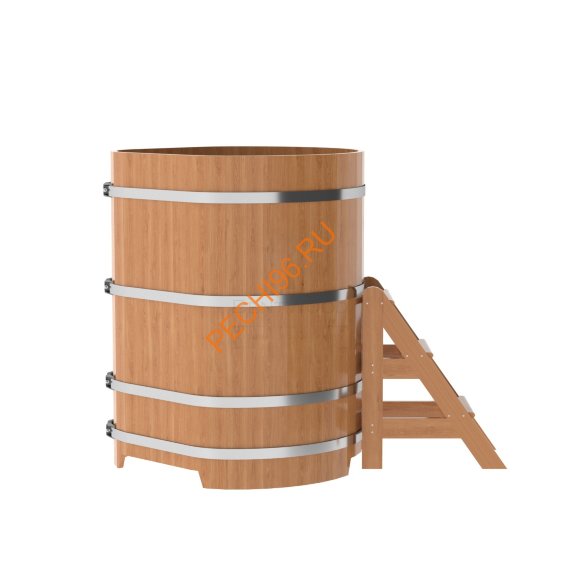 Купель для бани BentWood угловая из дуба Премиум, 1,03х1,03 м