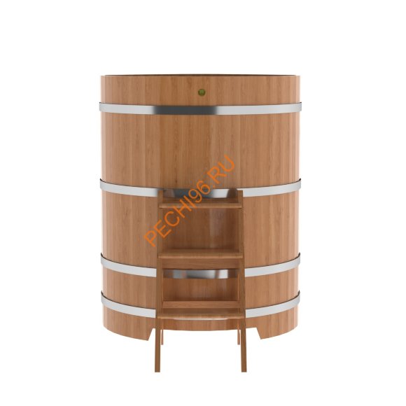 Купель для бани BentWood угловая из дуба Премиум, 1,03х1,03 м