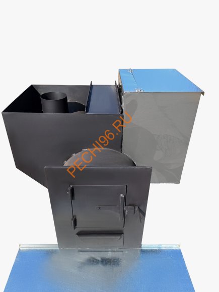 Печь для бани Молов Сталь Делимая 426 с баком 65л, глухая дверца