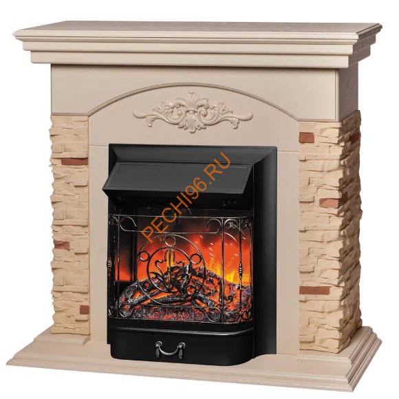 Электрокамин RealFlame Neapolis STD/EUG с очагом Majestic Lux BL RC