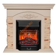 Электрокамин RealFlame Neapolis STD/EUG с очагом Majestic Lux BL RC Электрокамин RealFlame Neapolis STD/EUG с очагом Majestic Lux BL RC