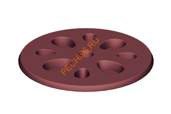 Заглушка конвекционная КимрПечь глазурь, D200