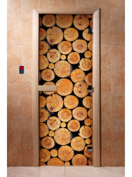 Дверь стеклянная DoorWood с фотопечатью «Пихта» Дверь стеклянная DoorWood с фотопечатью «Пихта»