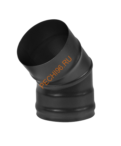 Отвод 45 гр Везувий BLACK (AISI 430/0,8мм) d 200
