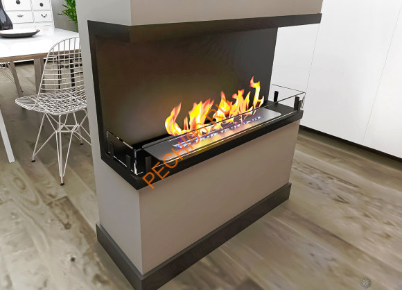 Биокамин ZeFire Estetic Flame CONTOUR 900 торцевой
