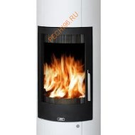 Печь-камин ABX Porto II, белая сталь