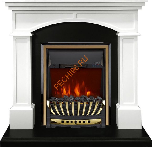 Электрокамин Royal Flame Langford белый с очагом Aspen