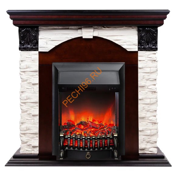 Электрокамин RealFlame Dublin LUX AO с очагом Fobos Lux BL