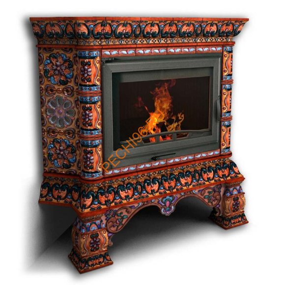 Печь-камин КимрПечь Кострома угловой Сентябрь Печь-камин КимрПечь Кострома угловой Сентябрь