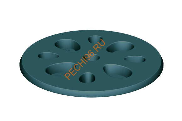  Заглушка конвекционная КимрПечь глазурь, D200