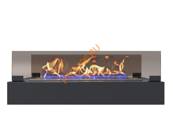 Биокамин Русский огонь Марс настольный черный