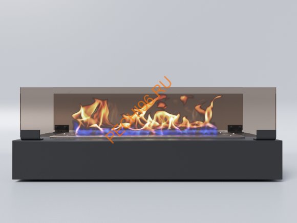 Биокамин Русский огонь Марс настольный черный