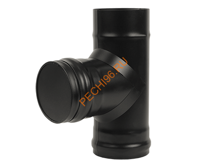 Тройник 90 гр Везувий BLACK (AISI 430/0,8мм) d 115