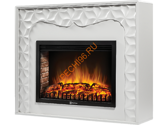 Электрокамин Electrolux Sphere Plus EFP/P-3320RLS с порталом Firelight Vivo 30, белый