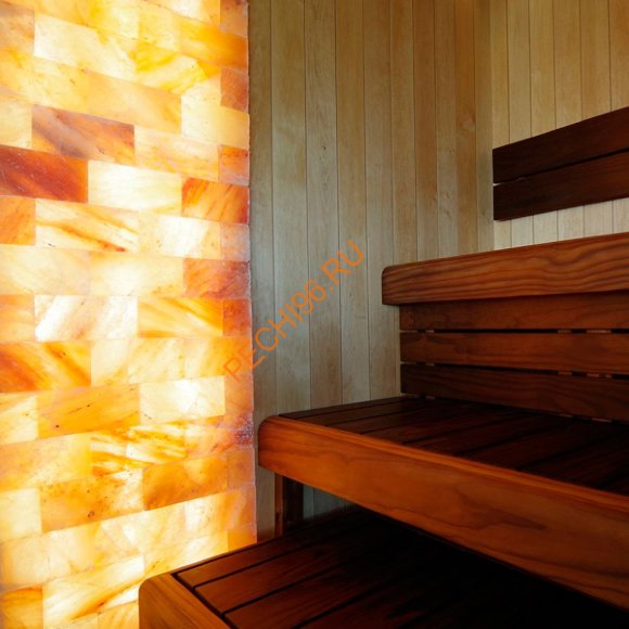 Плитка из гималайской соли 100x100x25 мм шлифованная с пазом Плитка из гималайской соли 100x100x25 мм шлифованная с пазом