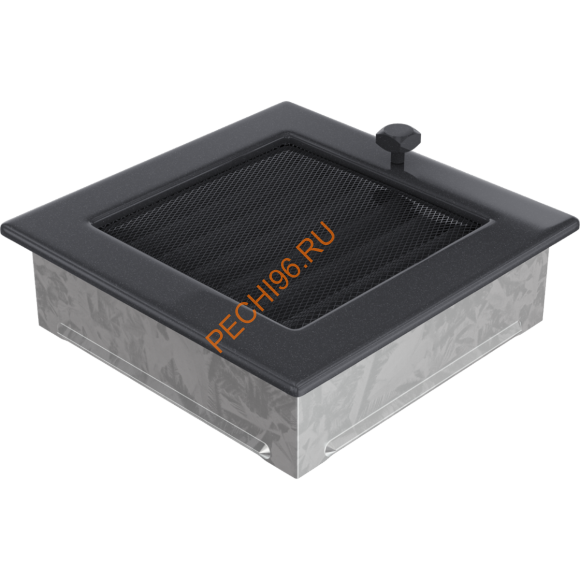 Вентиляционная решетка Kratki 17GX 170х170 мм графит