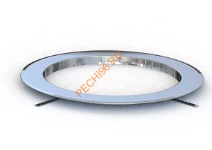 Ограждение (воротник) для печи HELO Rocher Collar chrome steel Ограждение (воротник) для печи HELO Rocher Collar chrome steel