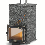 Печь банная Везувий Легенда Русский пар 24 (240) в облицовке NEXT Пироксенит Элит