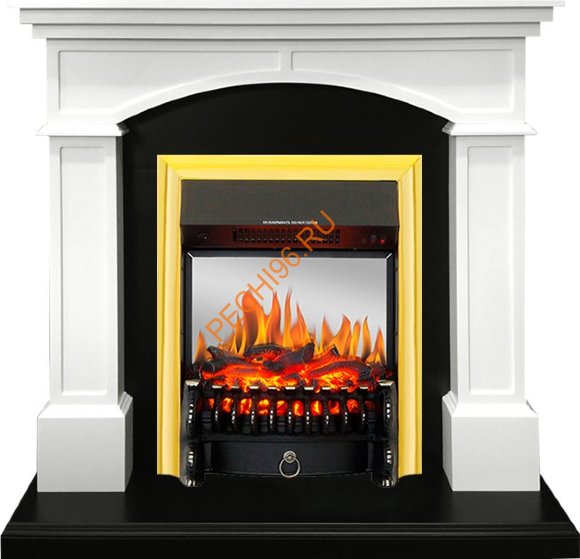 Электрокамин Royal Flame Langford белый с очагом Fobos FX M