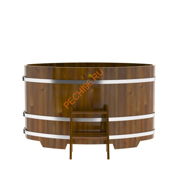 Купель для бани BentWood овальная из морёной лиственницы Рустик, 0,92х1,66 м Купель для бани BentWood овальная из морёной лиственницы Рустик, 0,92х1,66 м