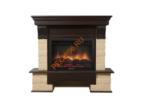 Электрокамин Electrolux EFP/P-2520LS с порталом Firelight Forte 25U угловой, камень бежевый