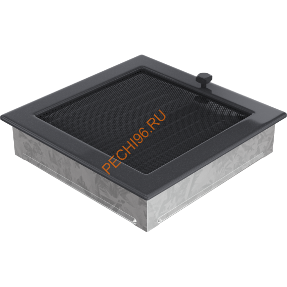 Вентиляционная решетка Kratki 22GX 220х220 мм графит