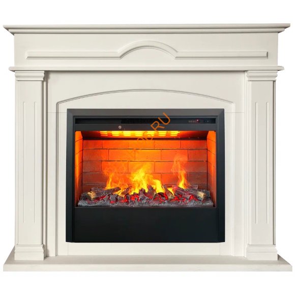 Электрокамин RealFlame Mirra 26 WT с очагом 3D Helios 26 Электрокамин RealFlame Mirra 26 WT с очагом 3D Helios 26