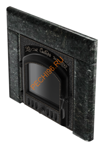 Портал для банной печи Сибирь (545х545) Пироксенит, малый