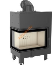 Каминная топка Kratki MBM/L/BS/SG, 10 кВт, гнутое стекло Каминная топка Kratki MBM/L/BS/SG, 10 кВт, гнутое стекло