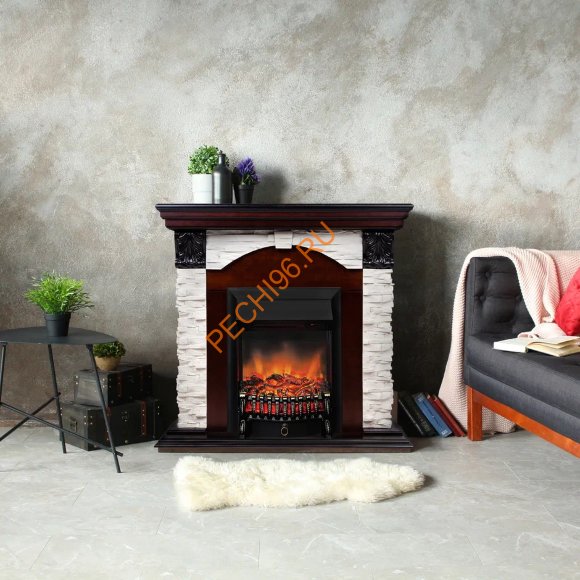 Электрокамин Dublin LUX AO с очагом Fobos Lux BL RC Электрокамин Dublin LUX AO с очагом Fobos Lux BL RC