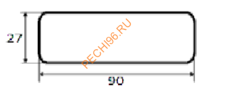 Полок ТермоОльха, сорт А, 27х90х1500 мм, шт Полок ТермоОльха, сорт А, 27х90х1500 мм, шт