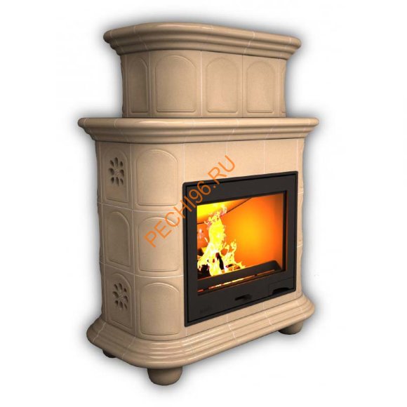 Печь-камин КимрПечь Прованс центральный двухъярусный Ваниль Печь-камин КимрПечь Прованс центральный двухъярусный Ваниль